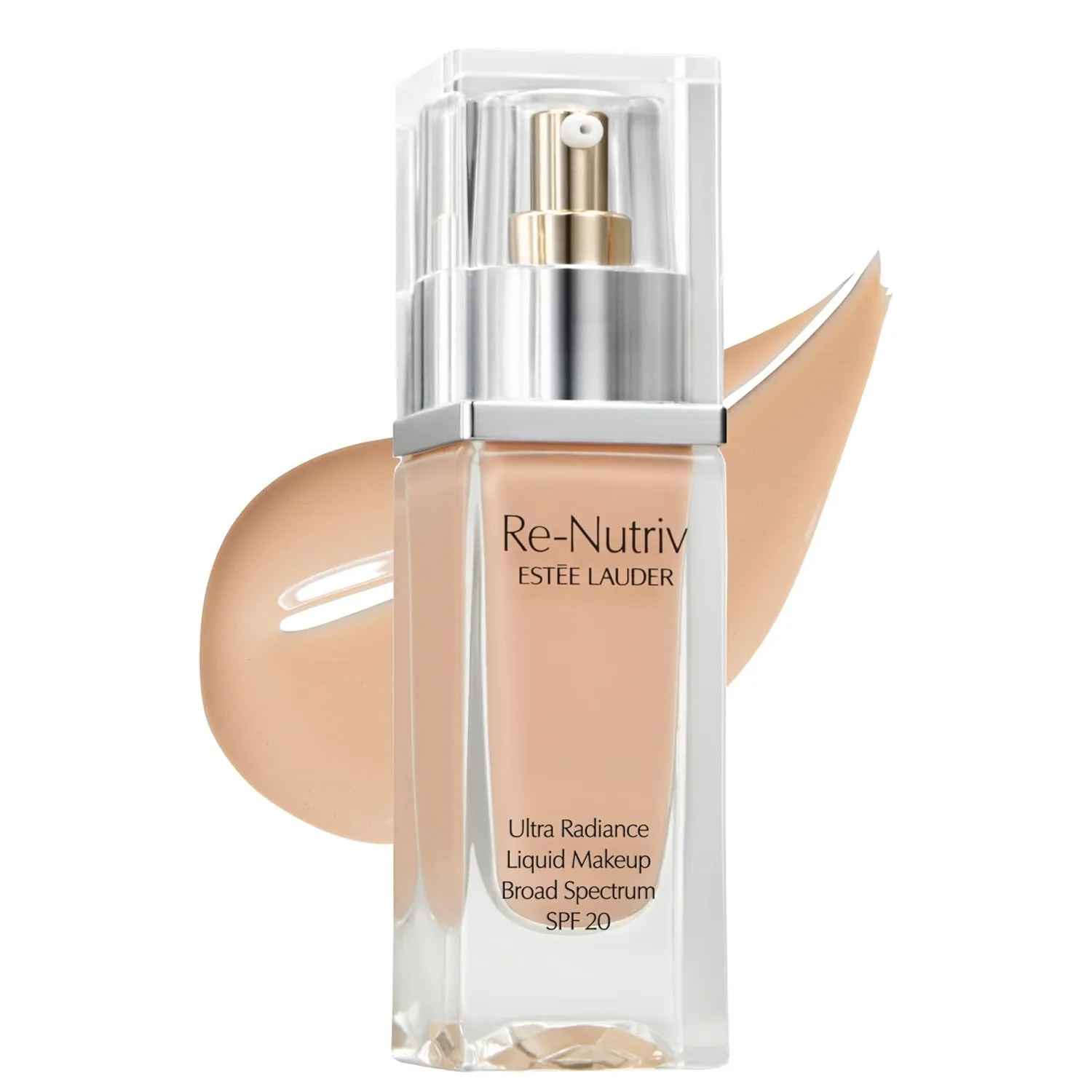 Жидкая тональная основа Estée Lauder Re-Nutriv Ultra Radiance SPF 20 | Роскошная, увлажняющая, стойкая, 30 мл, 2W1 Dawn - Light-medium with warm peach undertones