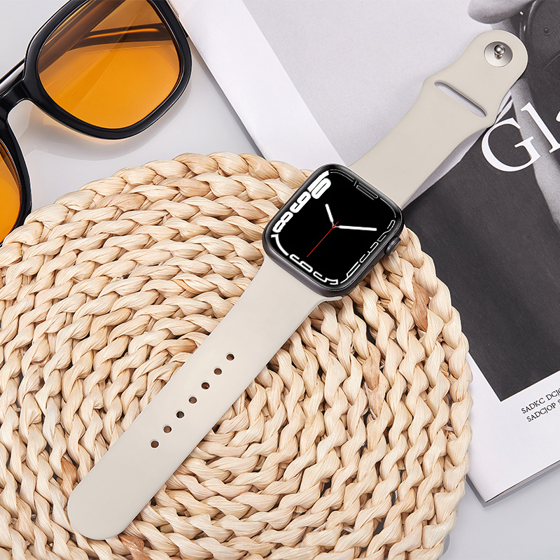 

Ремешок Apple совместимость силиконовый материал 38 45мм циферблат часов All ZHISHENG