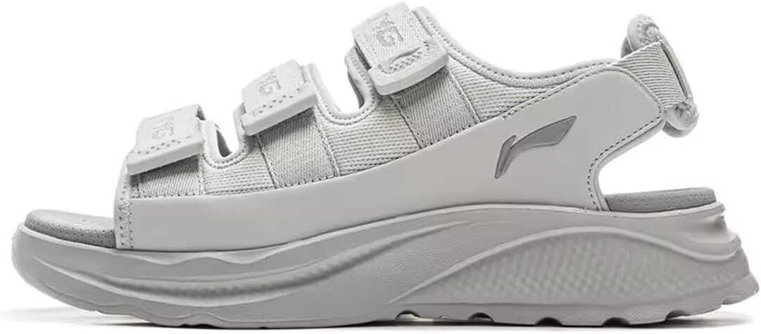 

Сандалии LI-NING SOFT COCA унисекс, удобные, мягкие, дышащие, для отдыха, AGUV001, серый