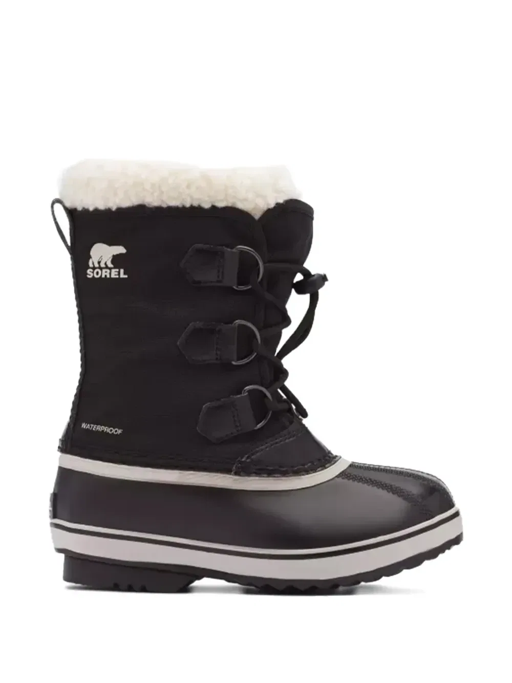 Непромокаемые сапоги YOOT PAC Sorel Kids, черный — фото 2