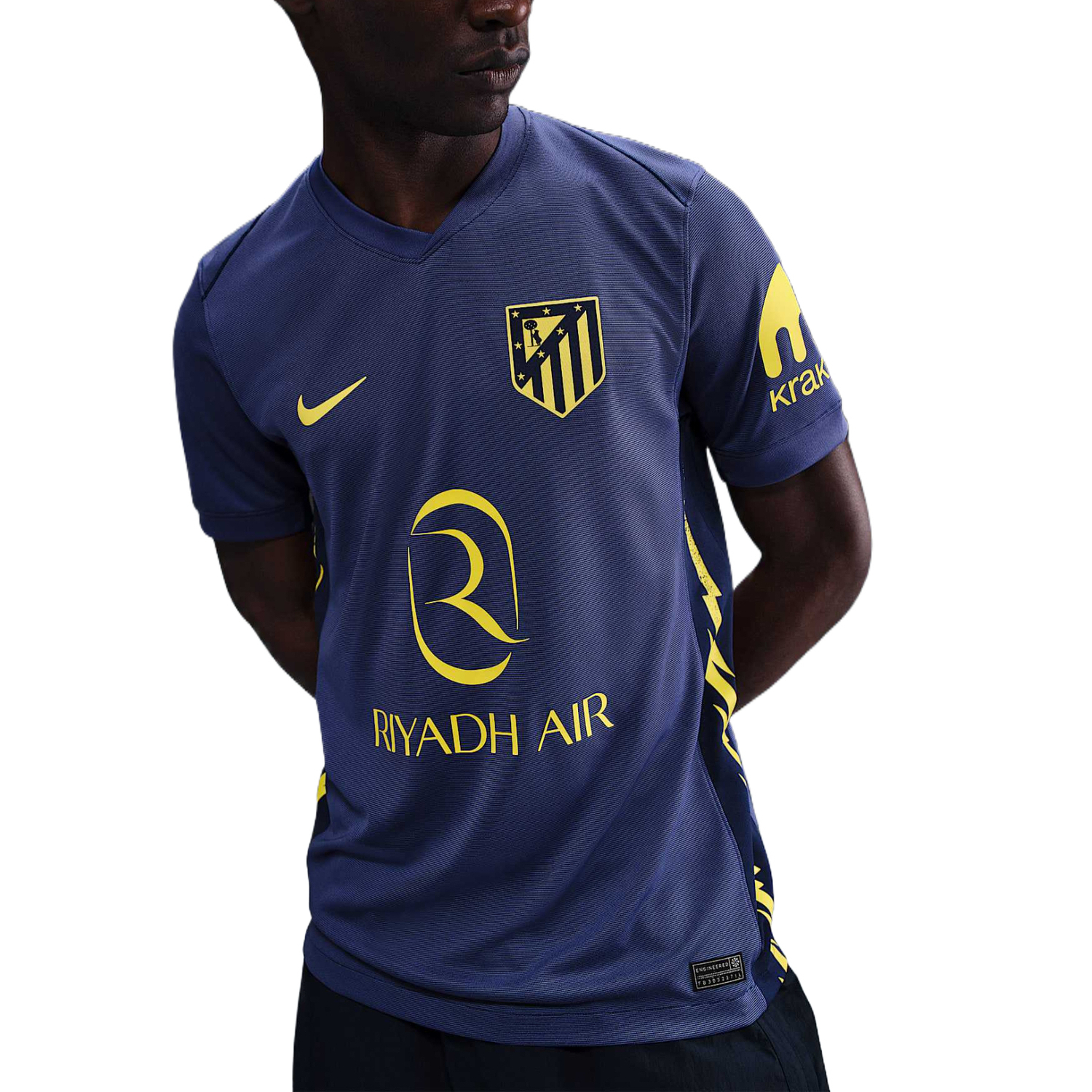 

Футболка Atletico Madrid 2025/26 Stadium Away мужская Dri FIT реплика Nike, темно-фиолетовый