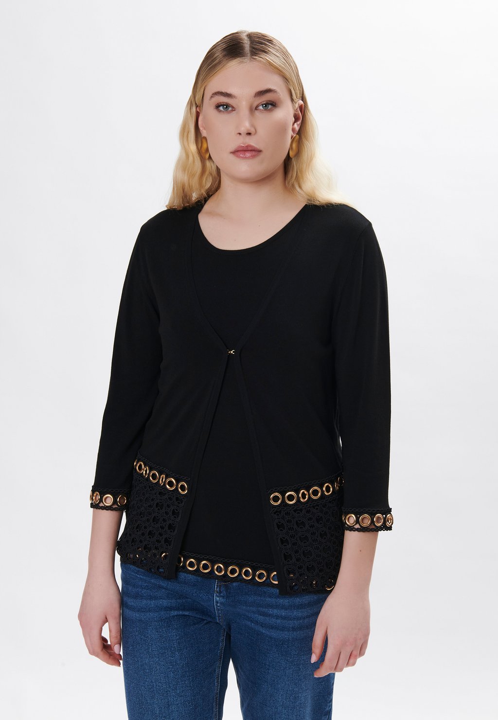 

Кардиган EYELETS Maison Form'elle, черный