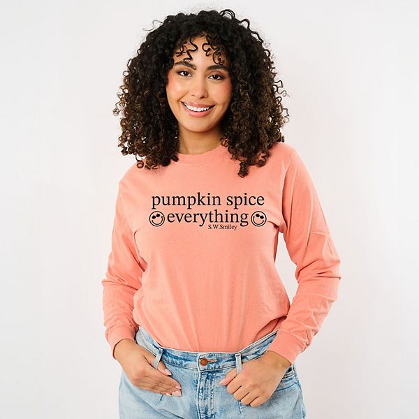 

SWSmiley pumpkin spice everything - лонгслив с эффектом окрашивания Simply Sage Market, Terracotta