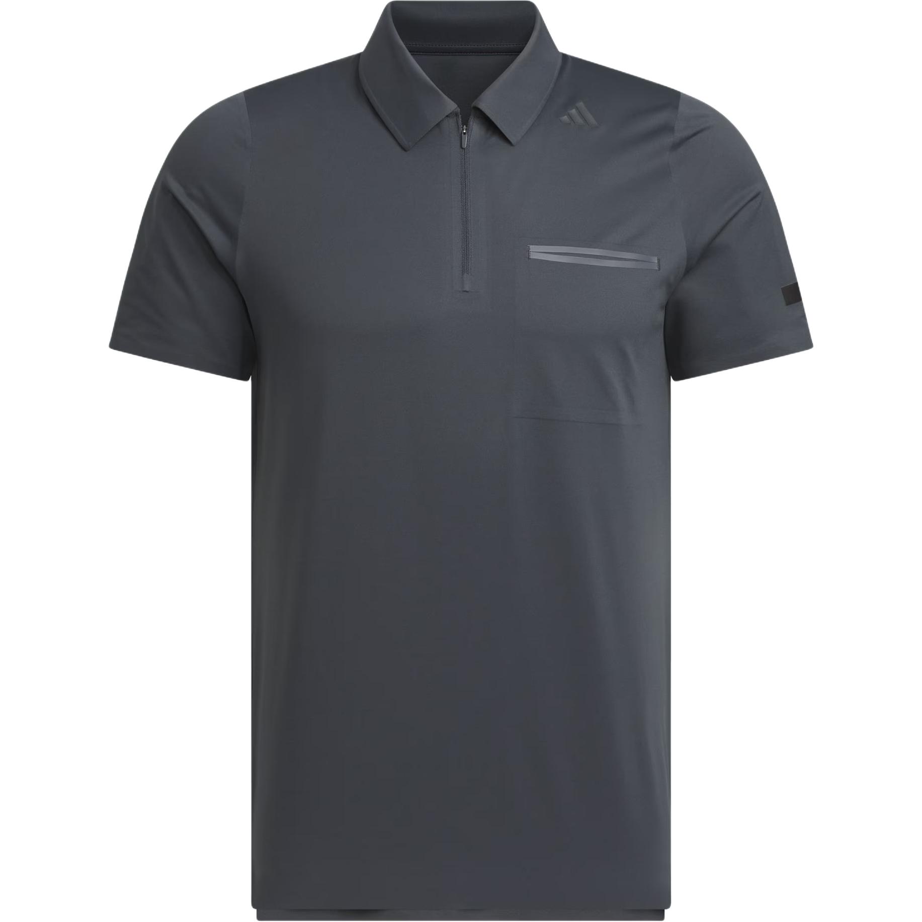 

Поло SS25 мужская темная вересковая серая Adidas, серый