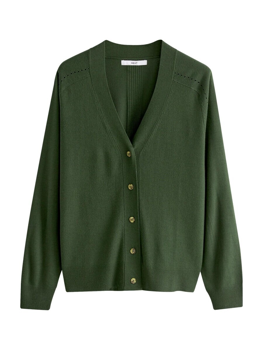 

Вязаный кардиган Next Knit Cardigan, зеленый