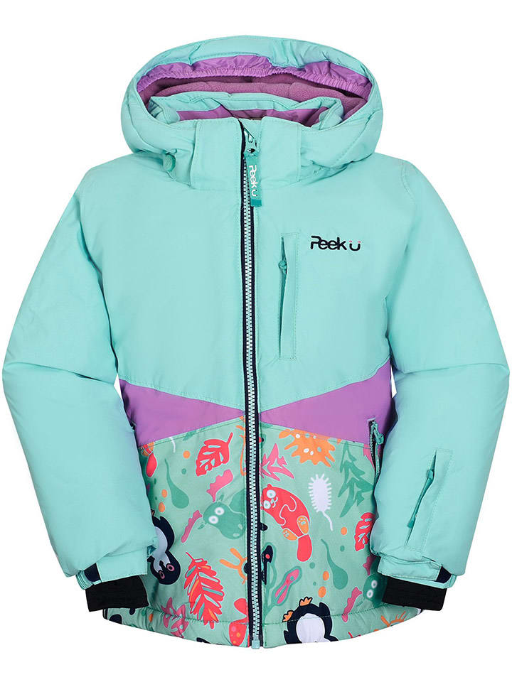 

Peek U Функциональная зимняя куртка "Ливия" бирюзового цвета