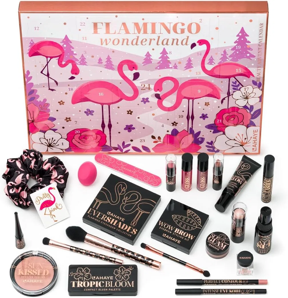 Бьюти-адвент-календарь «PINK FLAMINGO» X-MAS 2025 от LAHAYE Lahaye — фото 4