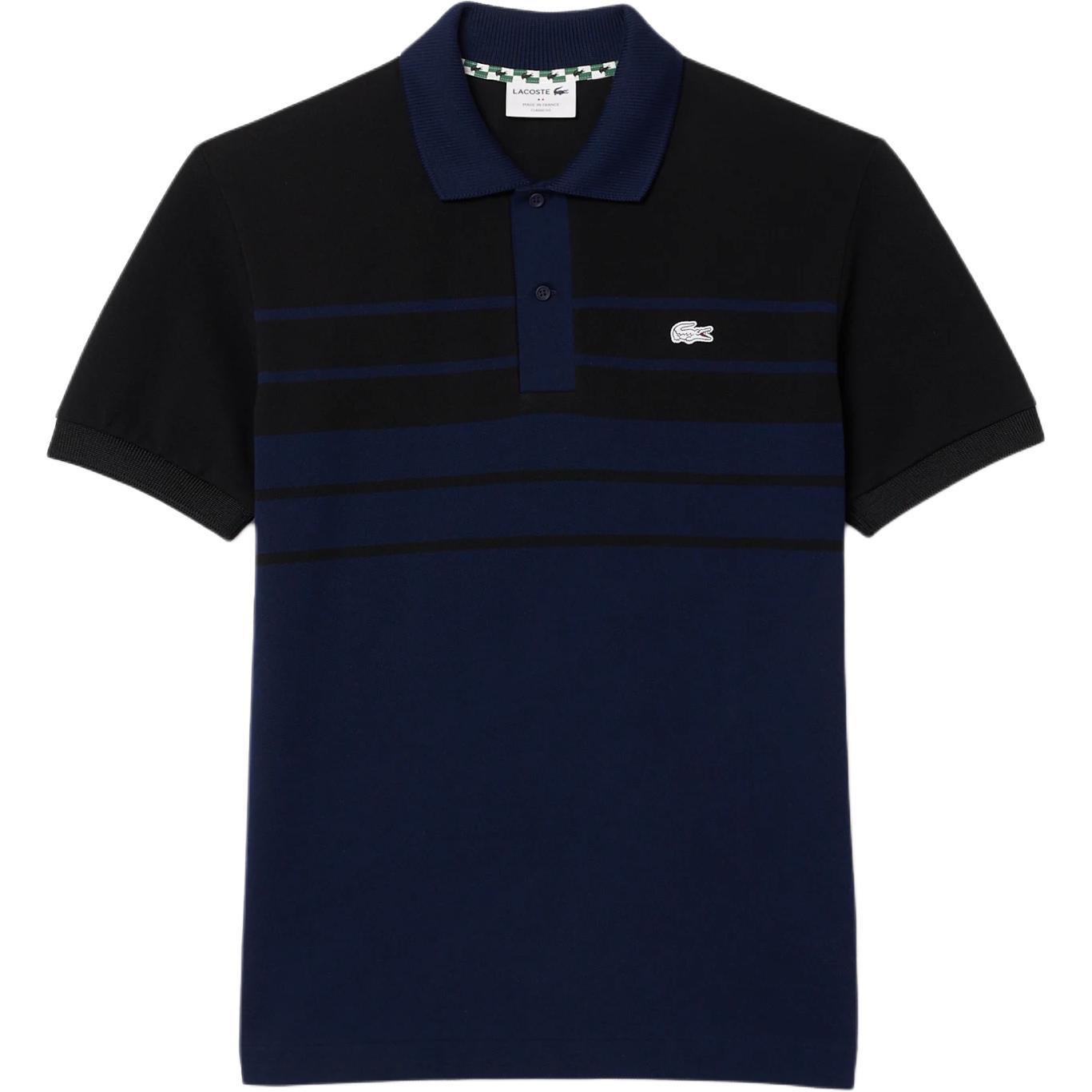 

LACOSTE Мужская поло морского синего цвета