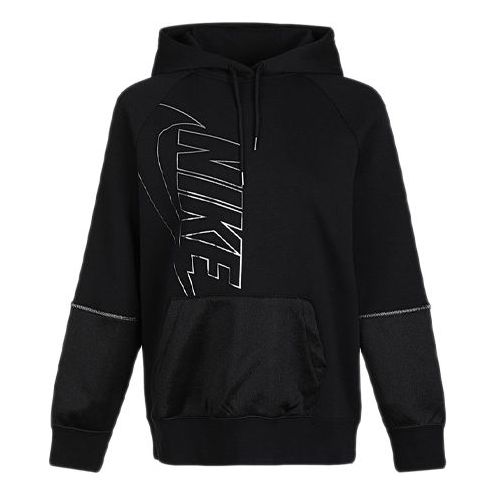 

Толстовка (WMNS) AS W Nike Sportswear ICN CLSH HOODY FLC OS Black