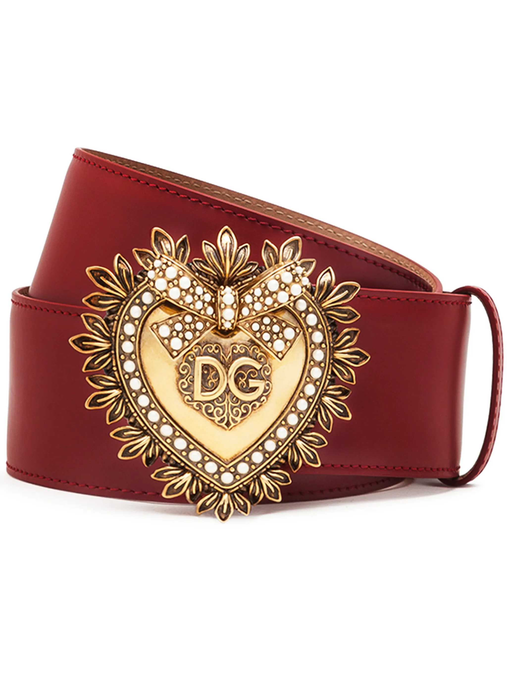 

Ремень Sacred Heart Dolce & Gabbana, красный