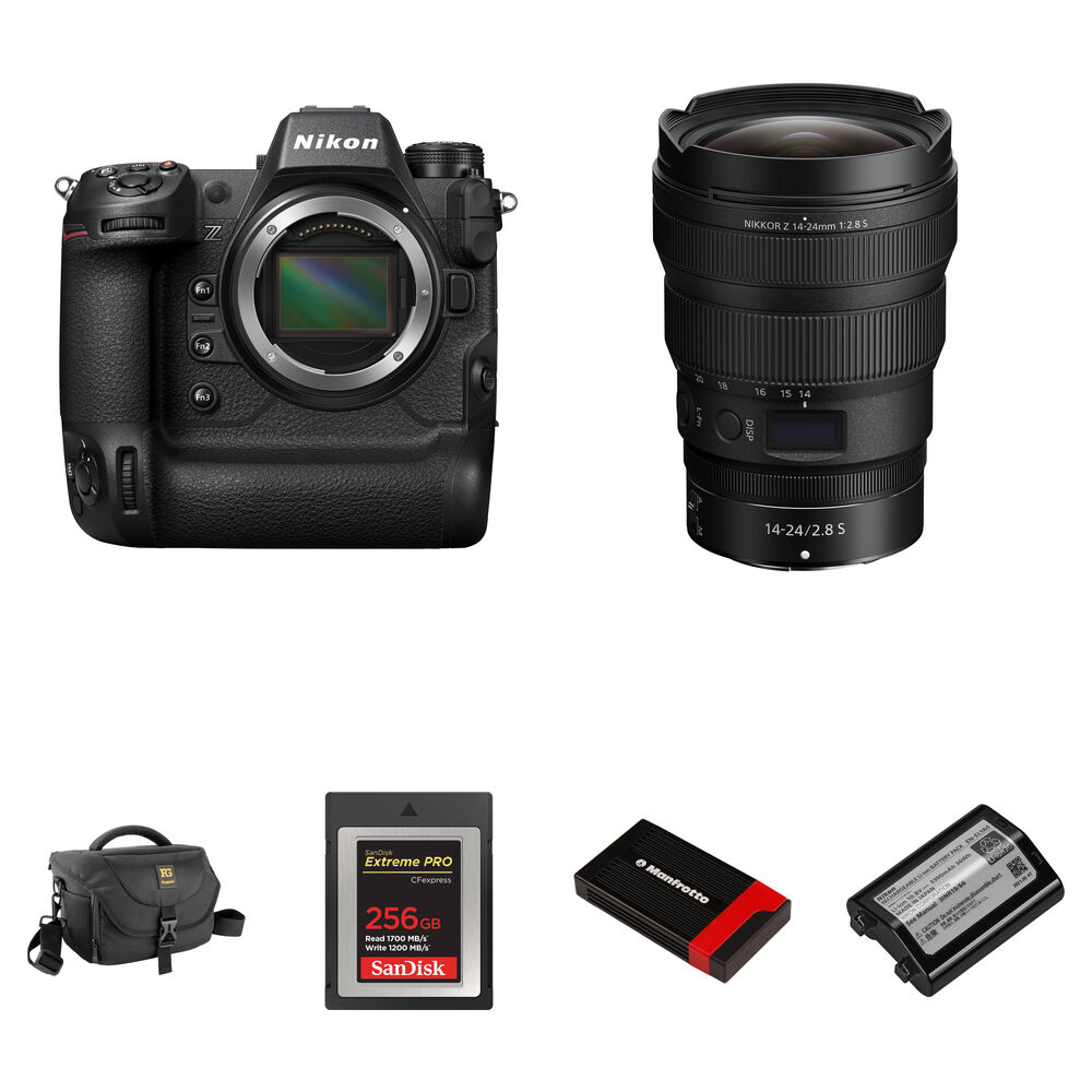 

Беззеркальная камера Nikon Z9 Mirrorless Camera with 14-24mm f/2.8 Lens and