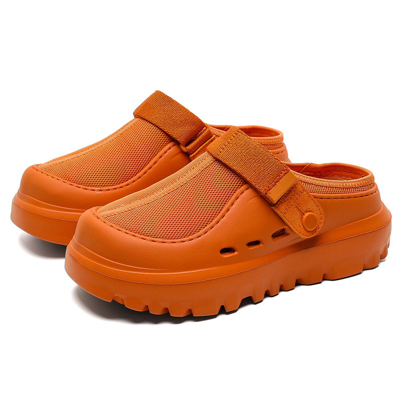 

KUNGFUDEER Закрытые тапочки унисекс оранжевые, цвет Orange