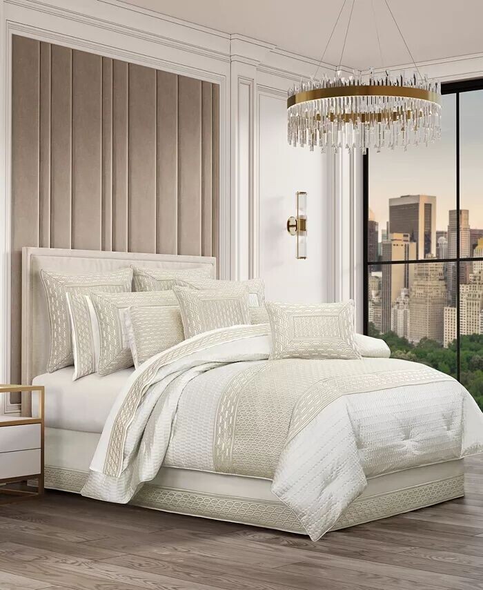 

Комплект одеял Metropolitan из 4 предметов, California King J Queen New York, слоновая кость/кремовый