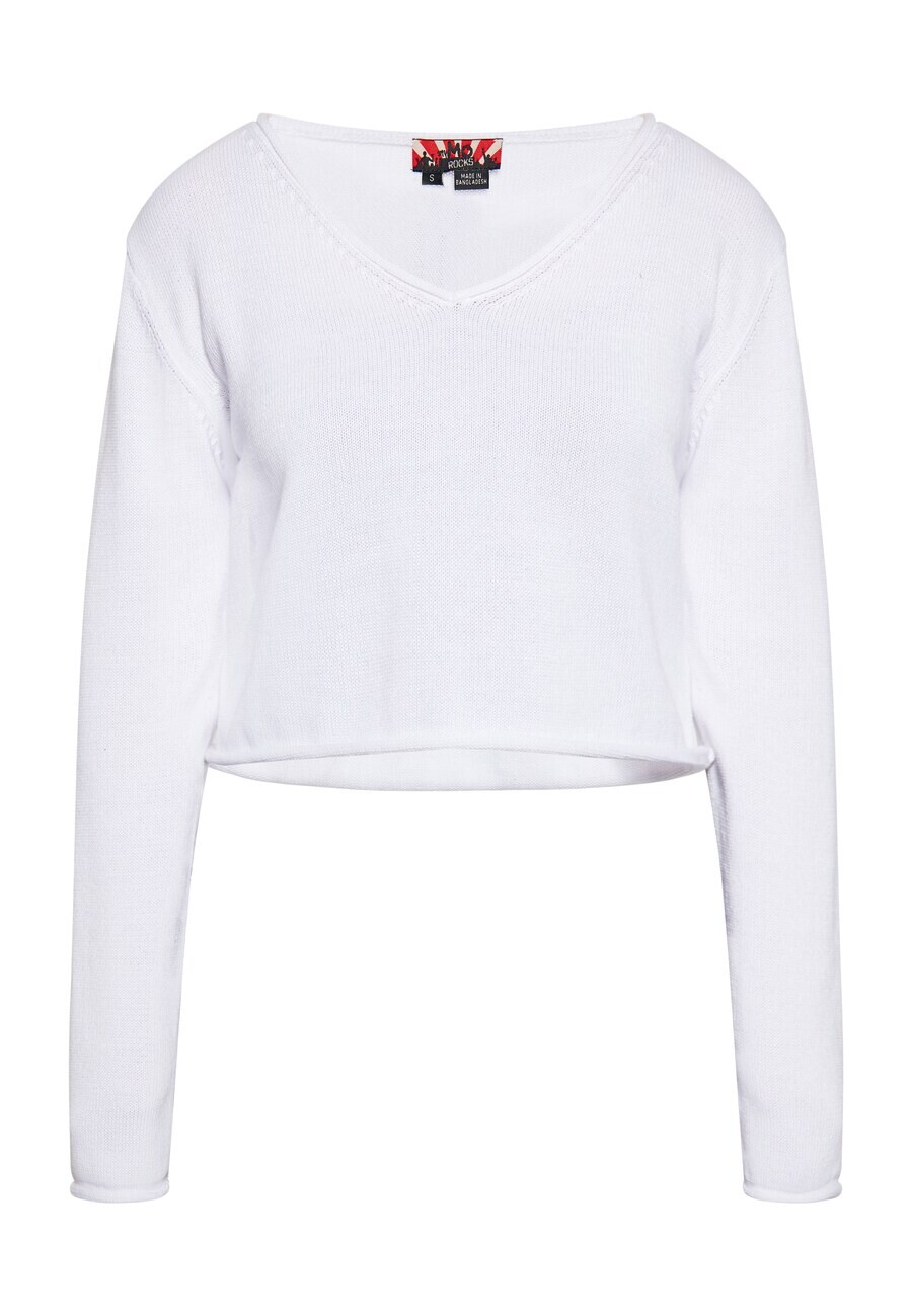 

Тонкий вязаный свитер myMo ROCKS Sweater, белый