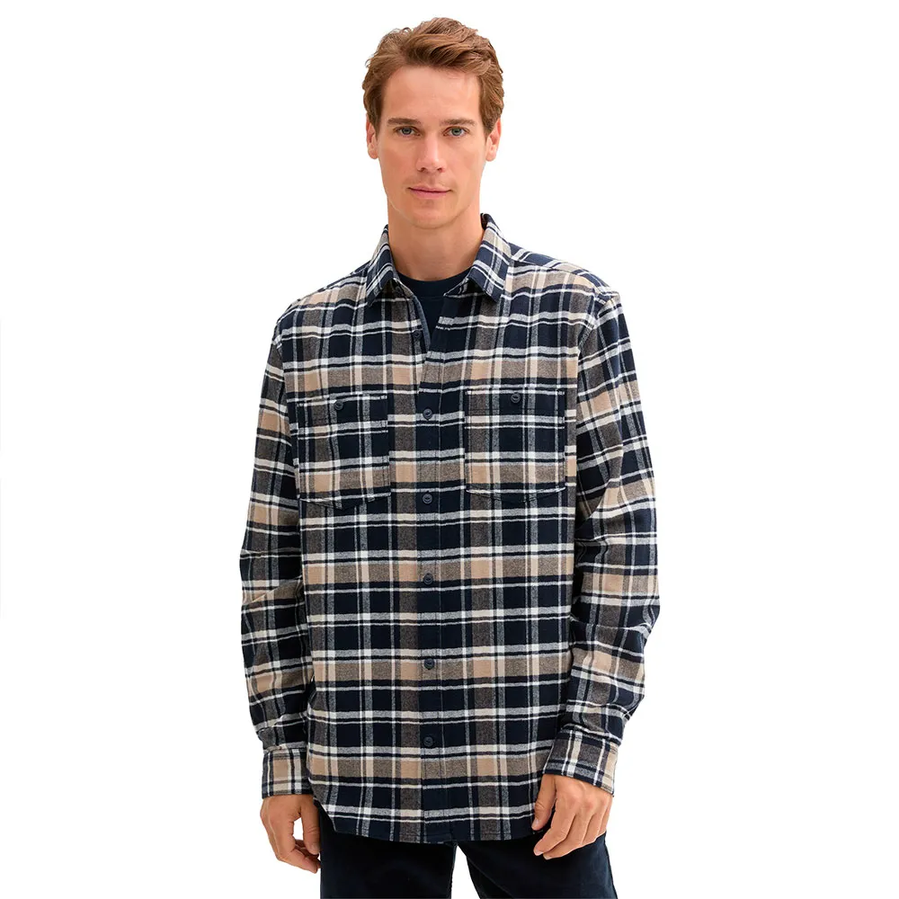 

Рубашка Tom Tailor Comfort Checked, синий