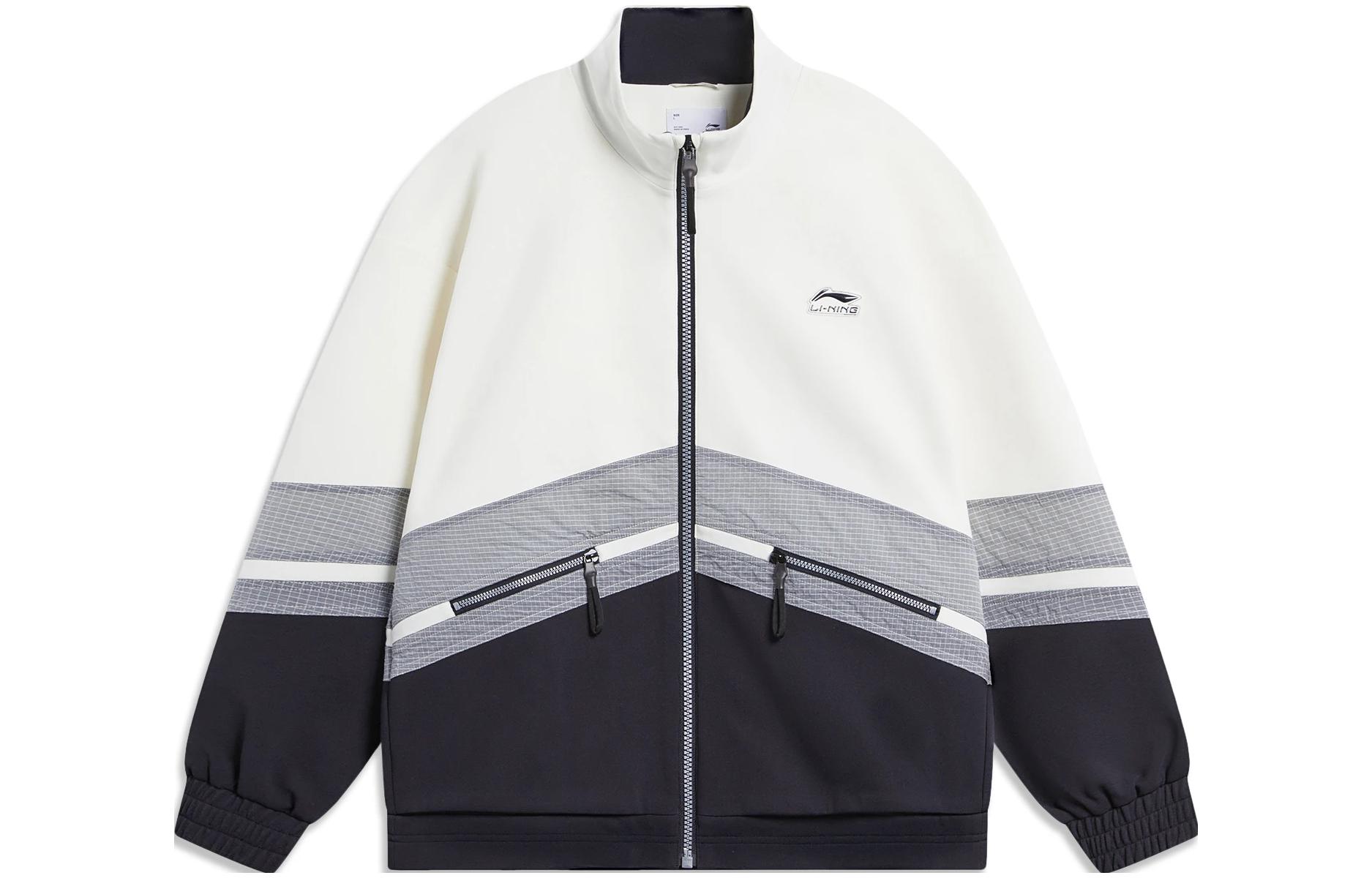 

LINING Спортивная куртка мужская, Ivory Black Multicolor