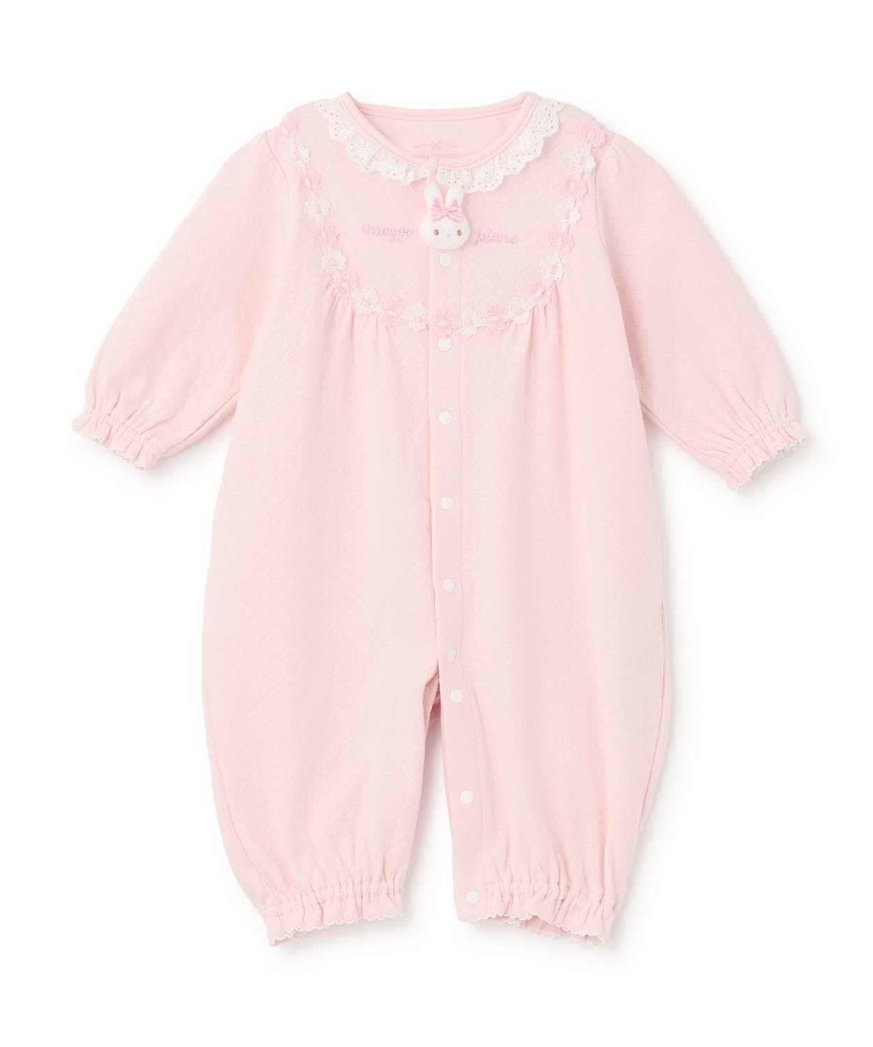 Двусторонняя цельная куртка с талисманом в виде кролика Mezzo piano, Light Pink — фото 3