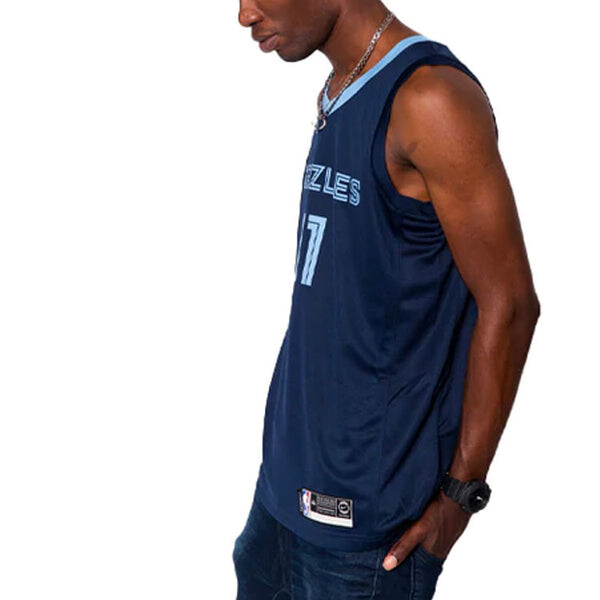 Майка Nike NBA Casual Sports Basketball Vest SW Fan Edition Memphis Gray Memphis Grizzlies 11 Navy Blue, синий — фото 4