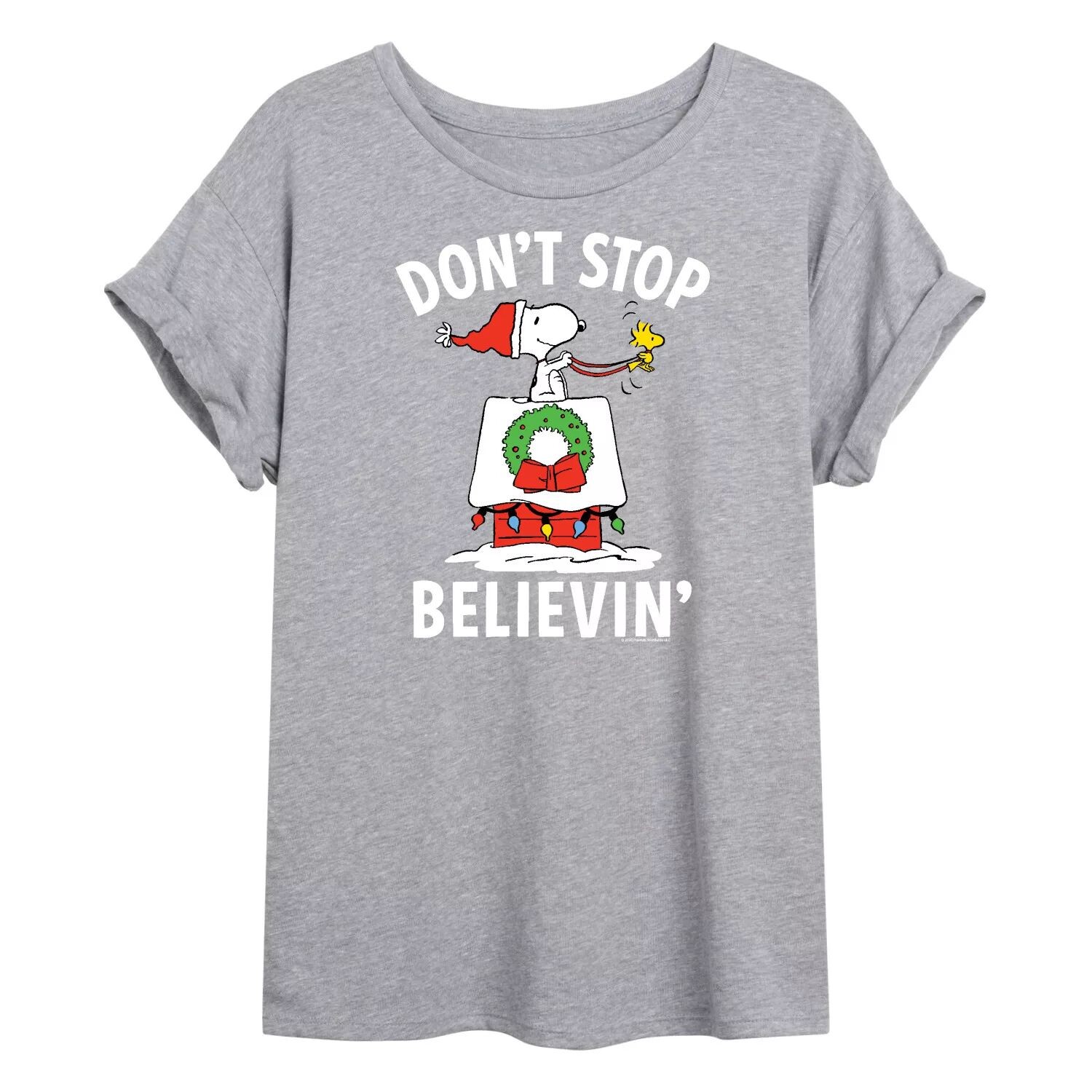 

Футболка с струящимся графическим рисунком Peanuts Dont Stop для юниоров Licensed Character