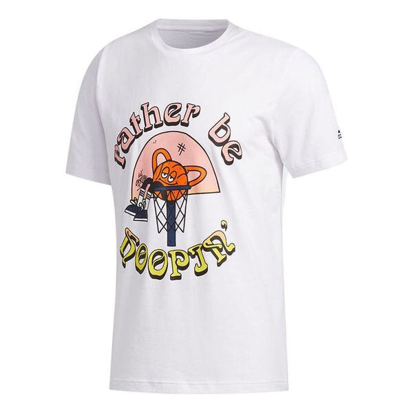 

Футболка Adidas LIL STRIPE RBH Basketball Tee 'White', белый