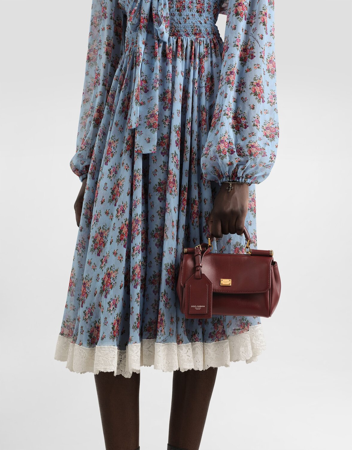 Моя сумка sicily Dolce & Gabbana, бордовый — фото 2