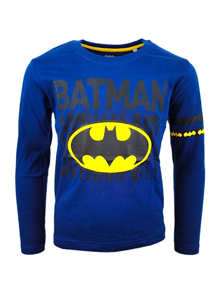 

Рубашка с длинным рукавом Batman, темно-синий
