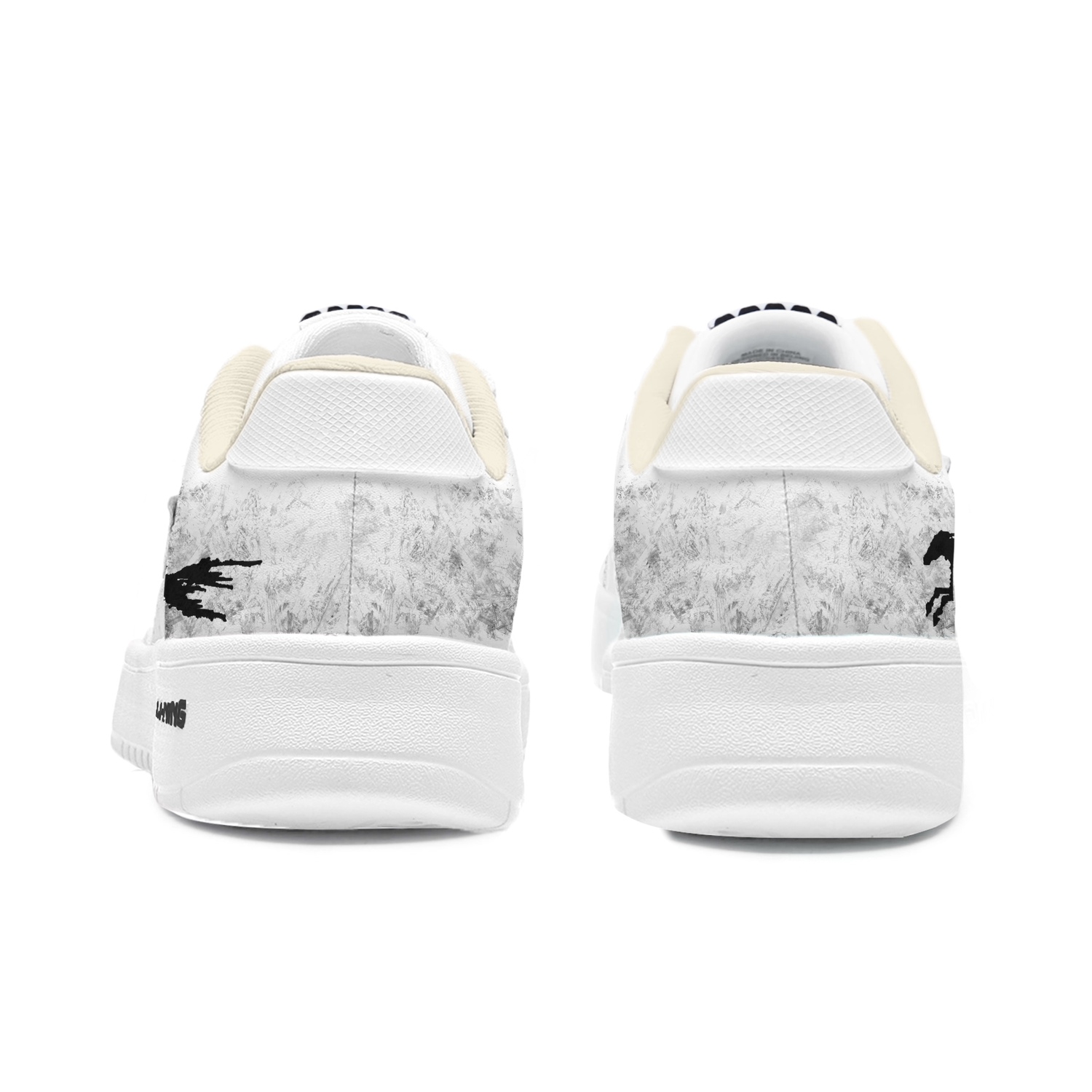 Li-Ning Floating Boat износостойкие и легкие низкие кроссовки для скейтбординга унисекс черный белый серый — фото 4