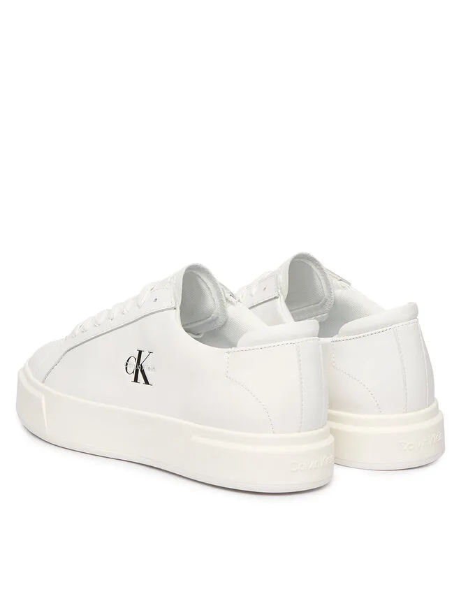 Calvin Klein Кроссовки Basket Cupole Laceup Lth Ml YM0YM01460 белые — фото 3