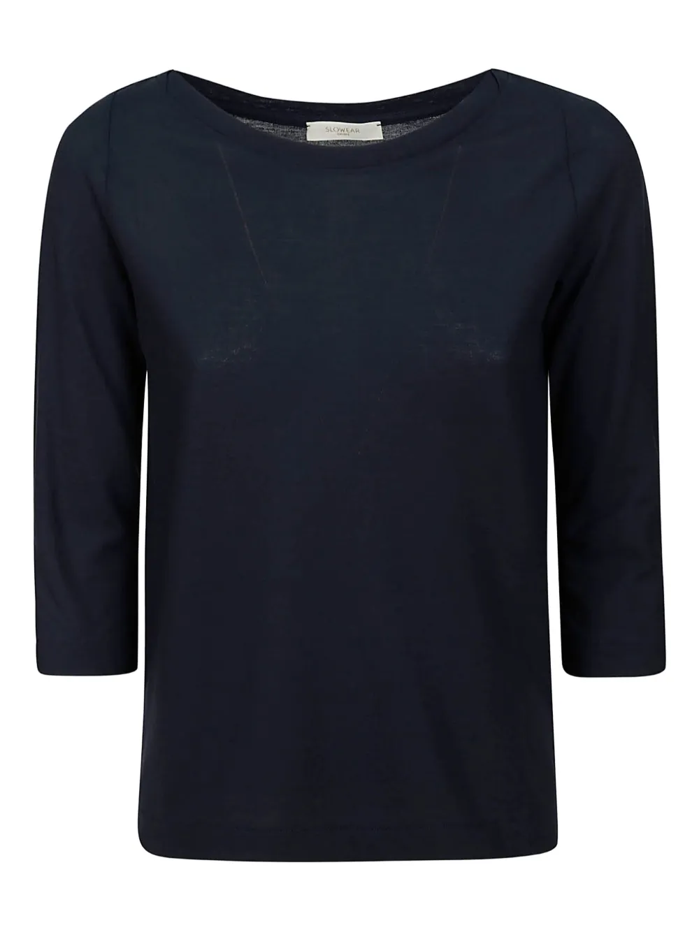 

Футболка с вырезом-лодочкой Zanone, синий