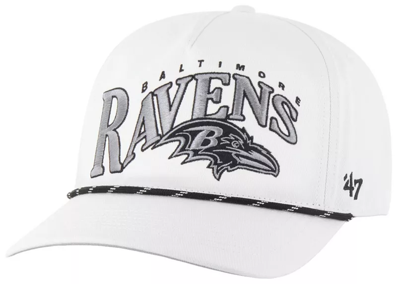 

Белая регулируемая шапка для взрослые Baltimore Ravens Wave '47