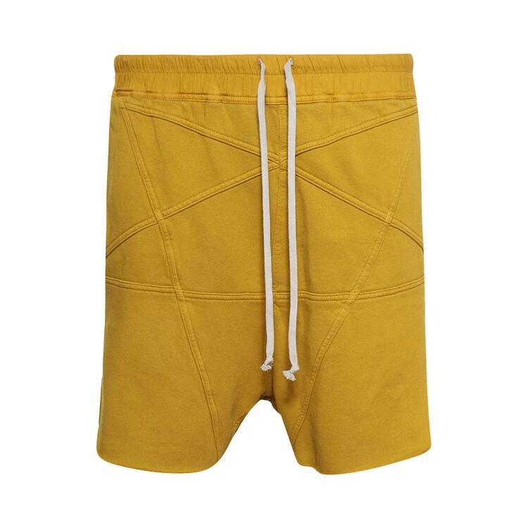 

Шорты Rick Owens DRKSHDW Jersey Trucker Cut-Off Shorts Ochre, желтый