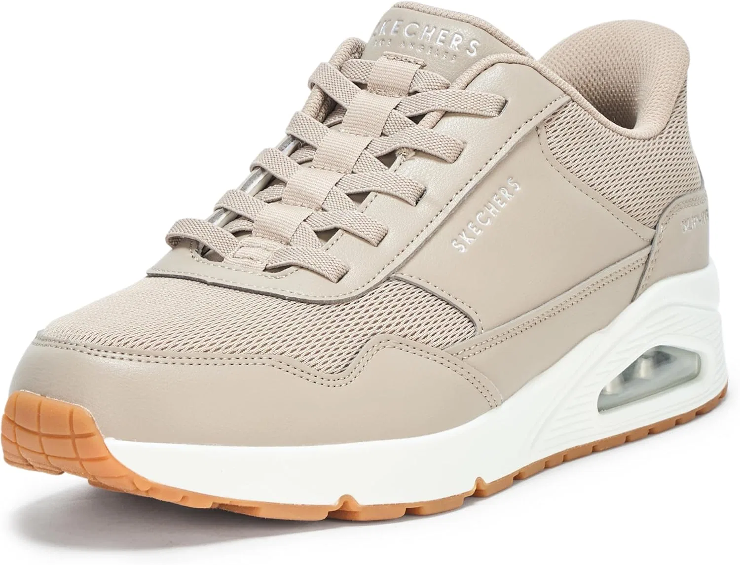Мужские кроссовки Skechers UNO Banksia Hands Free Slip-in Trainers, Beige