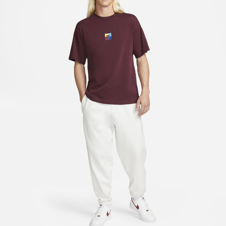 Футболка мужская ночная коричневая Nike, коричневый — фото 3