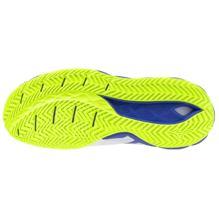 Mizuno Кроссовки для тенниса WAVE ENFORCE TOUR 2 Low top Unisex бело-сине-желтые — фото 3