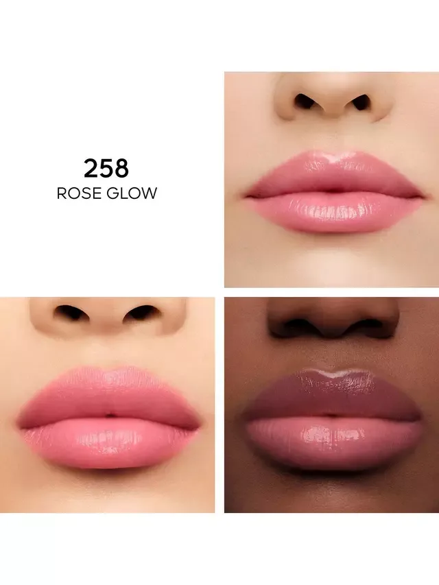 Бальзам для губ Kiss Kiss Bee Glow Guerlain, 258 Rose Glow — фото 3