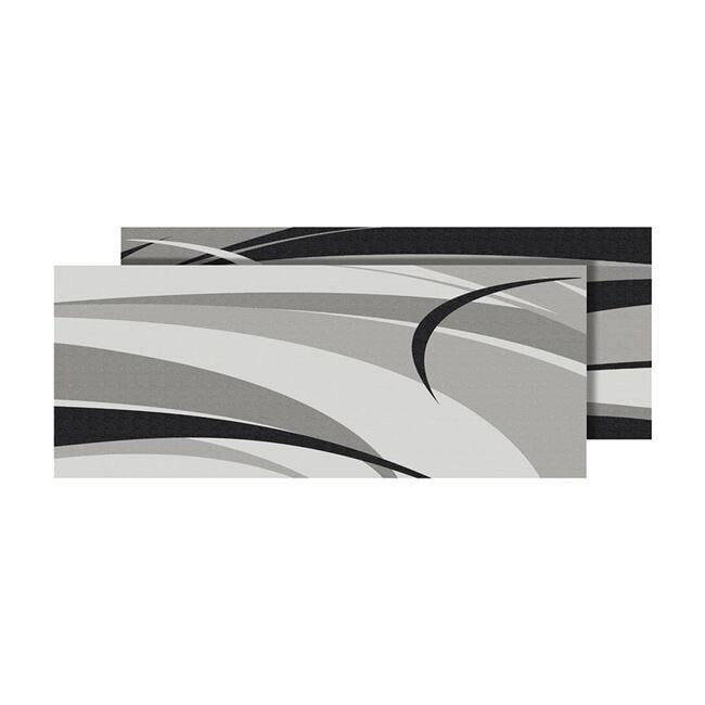 

Графический коврик Faulkner 8 x 20 дюймов, черный/серый
