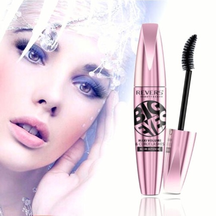 

Тушь для ресниц Big Eyes Maxi Volume & Curly Lashes и сыворотка 2 в 1, суперусилитель, черный цвет Revers Cosmetics