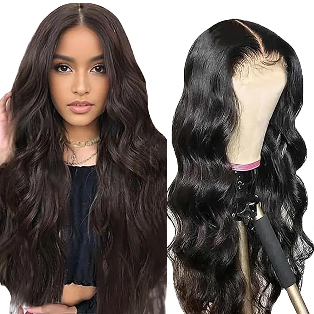 Женский парик из натуральных волос Body Wave 13x1 Salharer