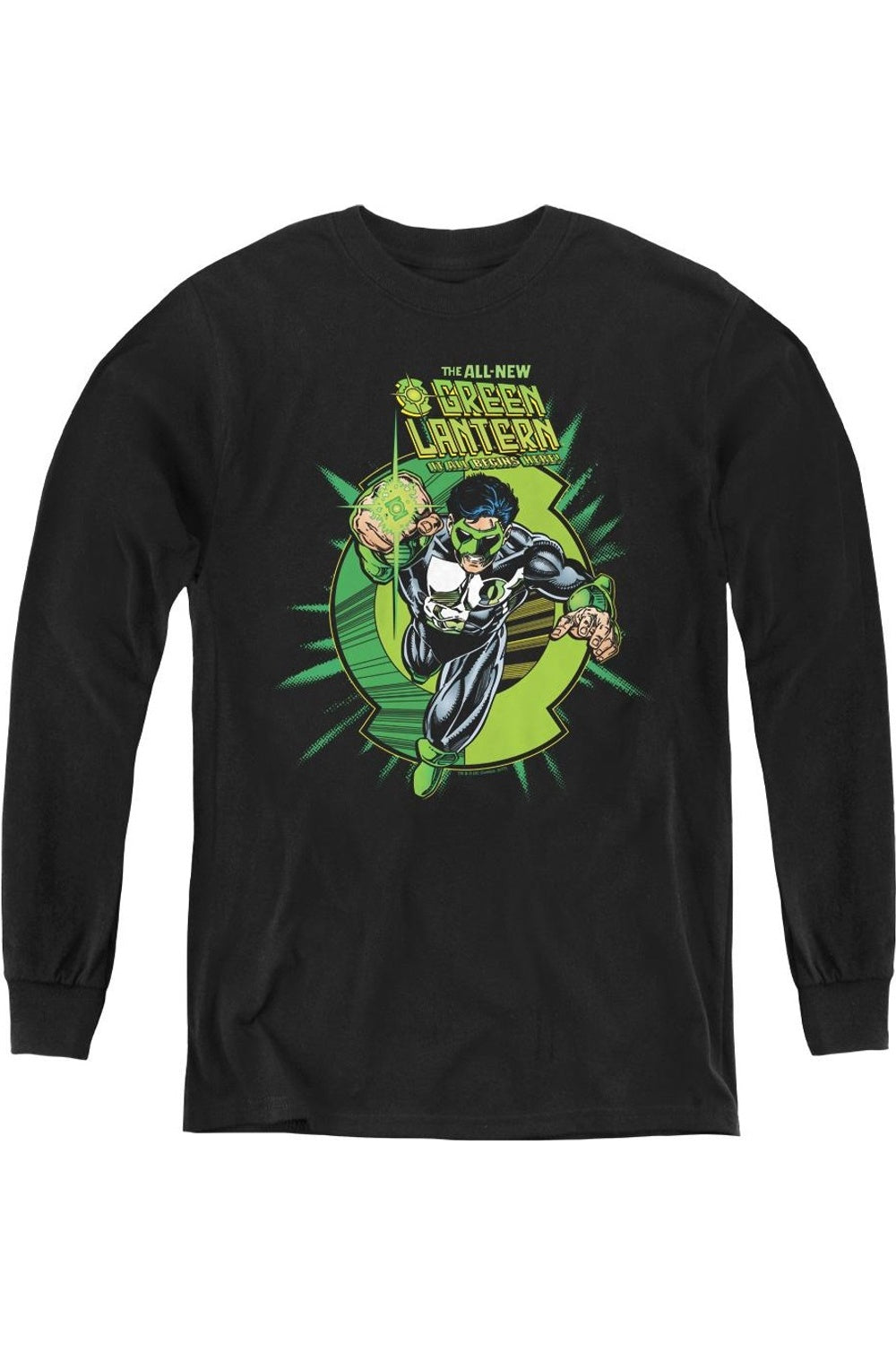 

Футболка с длинным рукавом Green Lantern Rayner Cover для молодежи Gildan