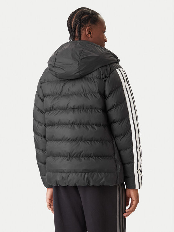 Зимняя куртка regular fit Essentials Climawarm 3-Stripes JM8355 Adidas, черный — фото 3