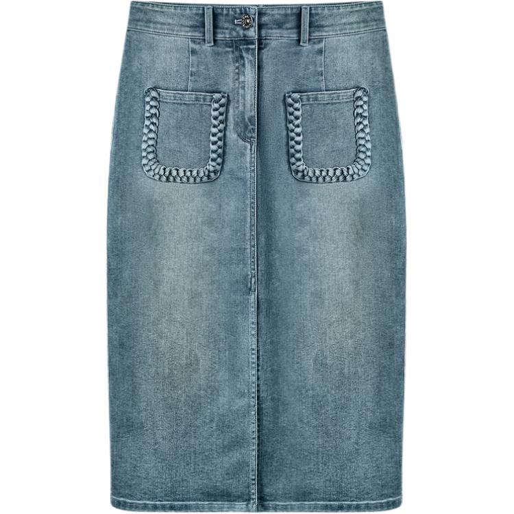 

KARL LAGERFELD / Karl Lagerfeld Jeans Джинсовая длинная юбка Karl Lagerfeld SS24 женская blue