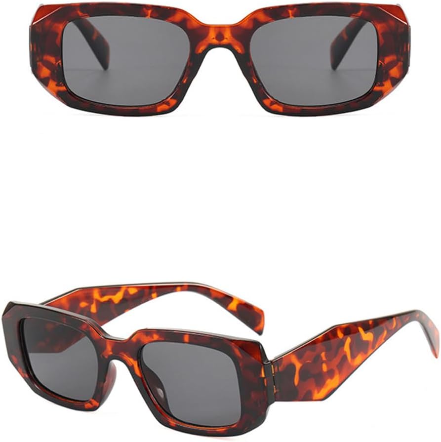 

Женские солнцезащитные очки в форме маленького многоугольника и прямоугольника, ретро-солнцезащитные очки, мужские солнцезащитные очки с защитой от УФ-излучения UV400 HDUBFY, 4