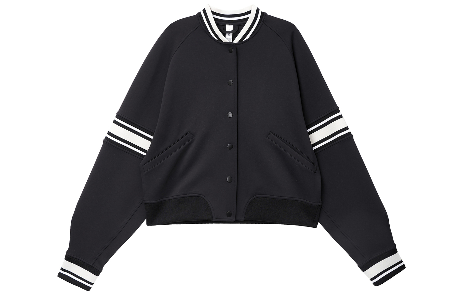 

Lululemon Женская куртка-бомбер на молнии черная, Black