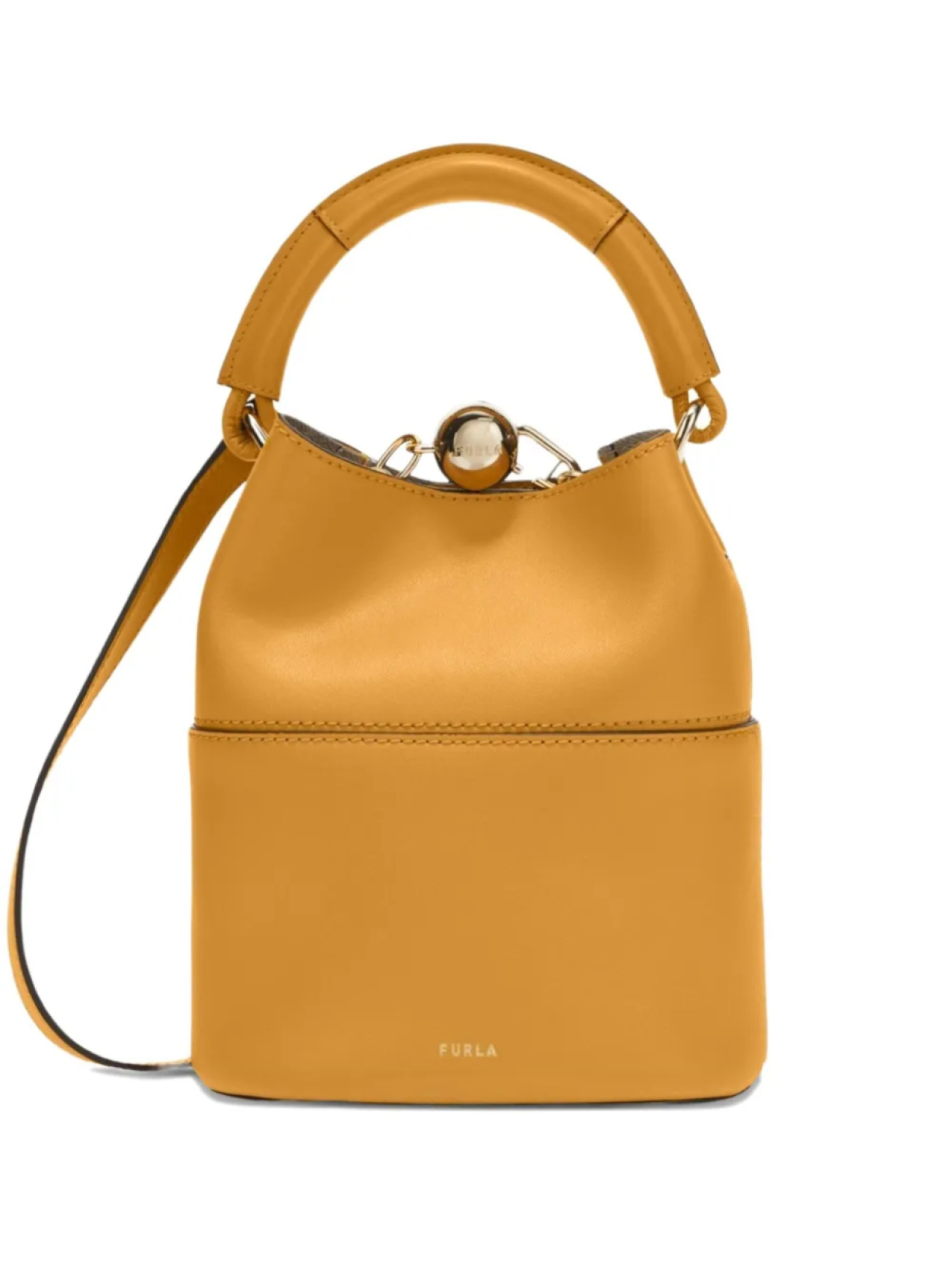

Furla сумка-ведро Sfera размера мини, желтый