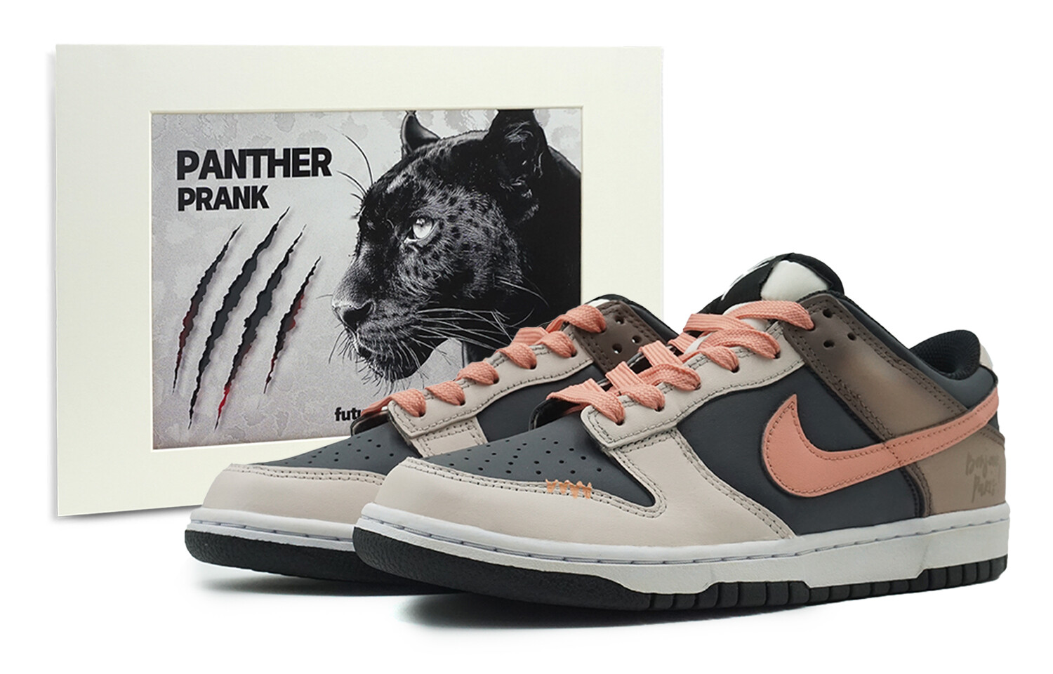 

Обувь для скейтбординга Dunk Kids для начальной школы Nike, черный/коричневый