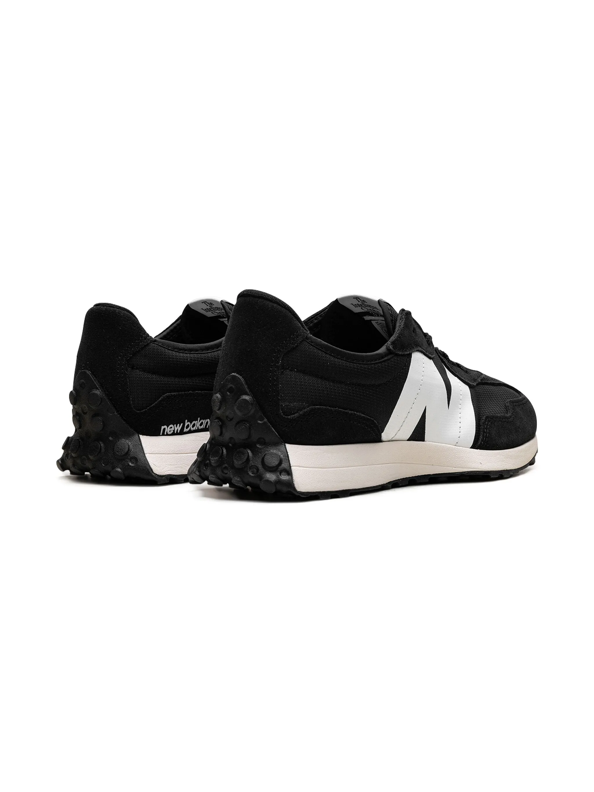 Кроссовки 327 Black/White New Balance Kids, черный — фото 3