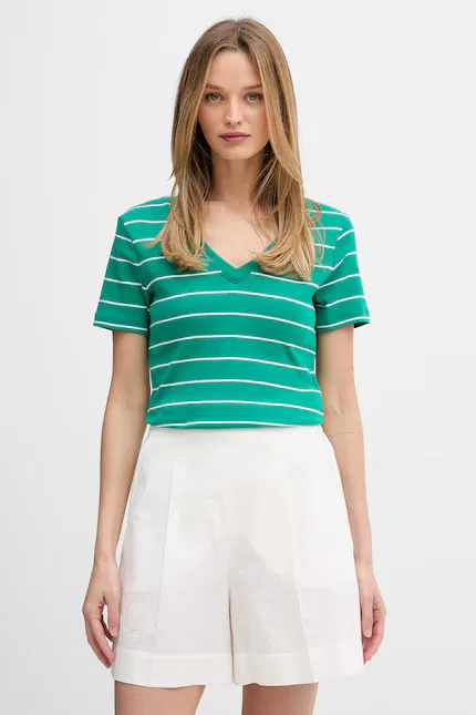 Футболка с коротким рукавом хлопок Tommy Hilfiger, зеленый