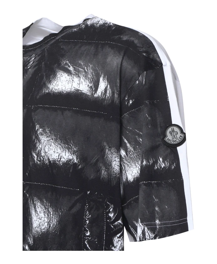 Хлопковая футболка A$AP Rocky Moncler, черный — фото 2