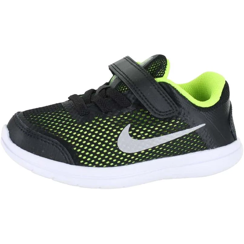 Nike Кроссовки Flex 2016 RN Low top для малышей черно-зеленые