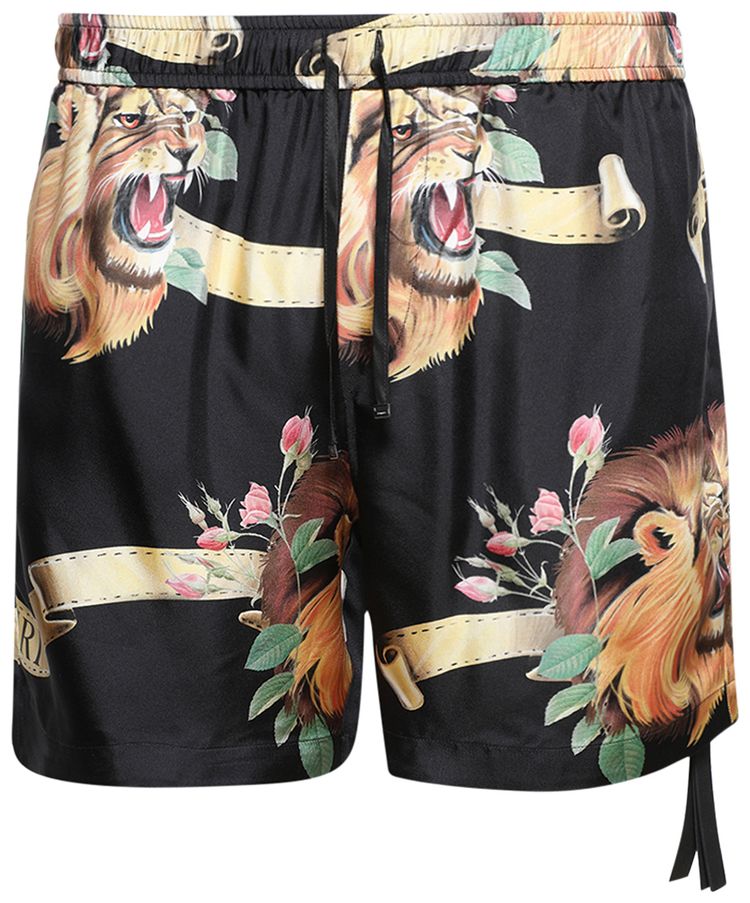 

Шорты Amiri Lion Short 'Black', черный